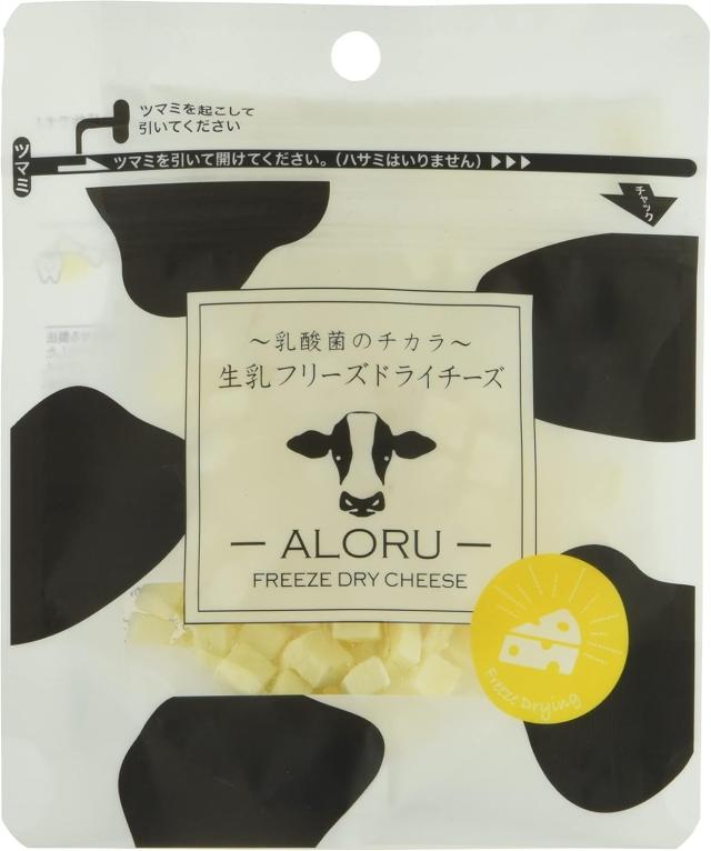 【48個セット】ＦＬＦ　生乳フリーズドライチーズ　ＡＬＯＲＵ（アロル）３０ｇ