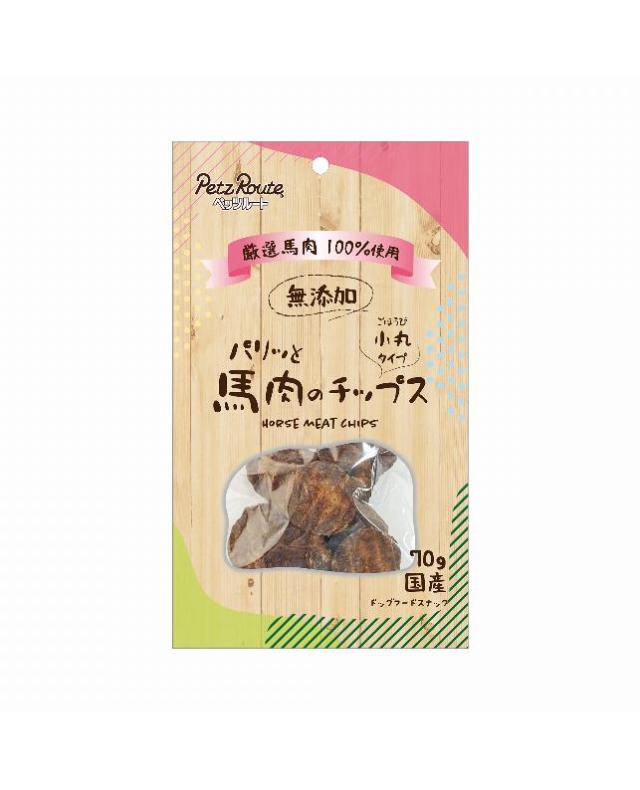 【36個セット】ペッツルート パリッと馬肉のチップス７０ｇ
