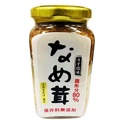 【24個セット】三洋通商　なめ茸　（えのき・味付）　瓶詰 370g