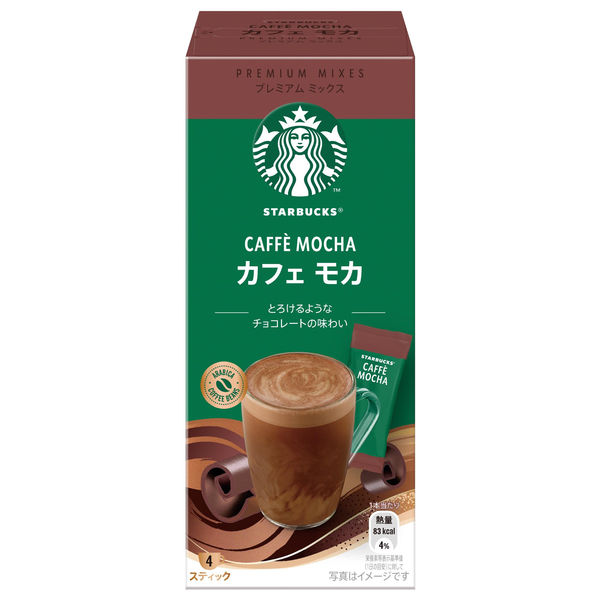 【24個セット】ネスレ日本　スターバックスR プレミアム ミックス カフェ モカ 22g×4P