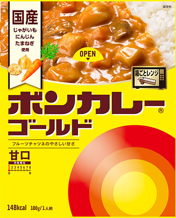 【30個セット】大塚食品　ボンカレーゴールド　甘口 180g