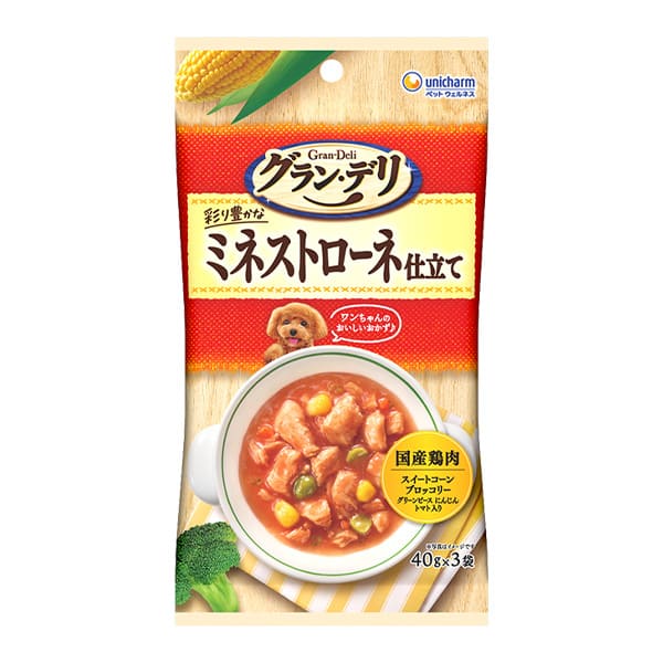 【28個セット】ユニ・チャーム グラン・デリパウチシチュー仕立て４０ｇ×３個