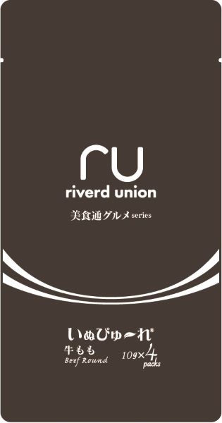 【48個セット】リバードコーポレーション いぬぴゅーれ　美食通グルメｓｅｒｉｅｓ　牛もも１０ｇ×４本