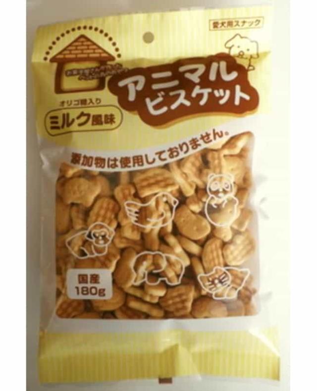 【32個セット】オーシーファーム アニマルビスケットミルク風味180ｇ