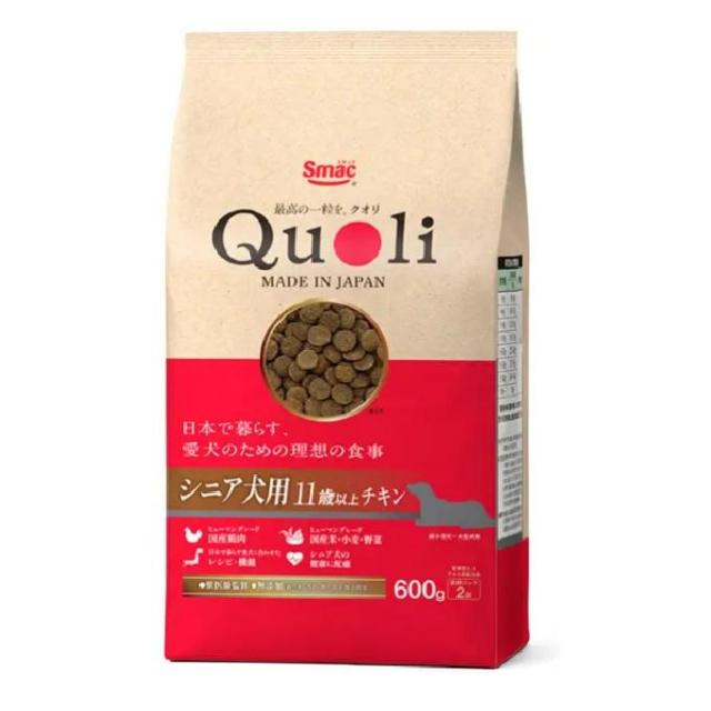【12個セット】スマック QuoLi シニア犬用 チキン 600g