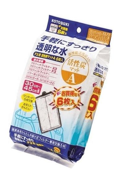 【24個セット】寿工芸株式会社（ニッソー）Ｆ３用活性炭マットＡ６枚入