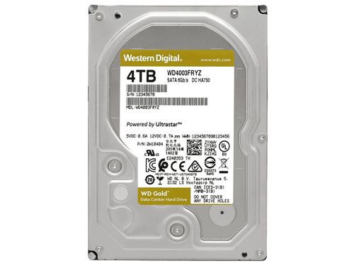 WD4003FRYZ Western Digital WD Gold SATA 6Gb/s 256MB 4TB 7,200rpm