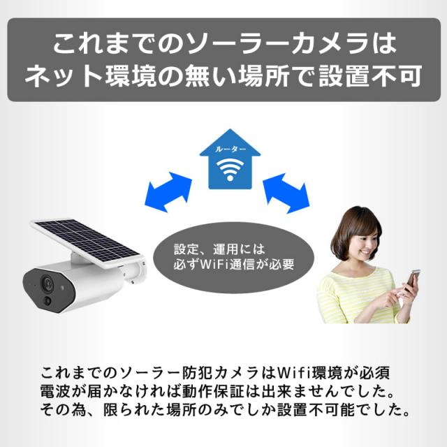 防犯カメラ ソーラー 監視カメラ 400万画素 SDカード録画 ネット不要 家庭用 ワイヤレスカメラ【パネル分離型 ソーラーカメラ AV-WF620SL microSDカードセット】_4