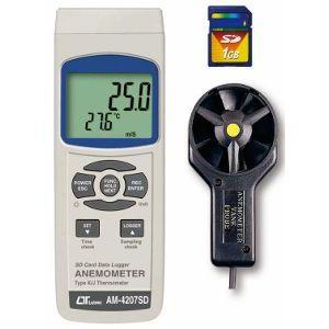 風速計 デジタル風速計 AM-4207SD 風車型風速計 計測器 測定器 マザーツール の通販は