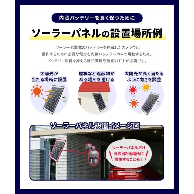 塚本無線 みてるちゃんWSP WTW-WSP12 パンチルト ソーラー 400万画素 SDカード録画 PTZ 12000mAhモデル 高耐久microSDカードセット_4