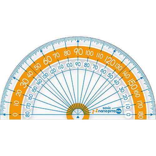 ソニック ナノピタキッズ 分度器9cm SK-7882