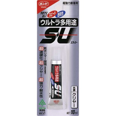 コニシ ボンド ウルトラ多用途S・U クリヤー 10ml #04591 - 接着剤