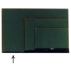 メール便不可 橘高白墨 木製黒板 緑 600×900mm B-1113