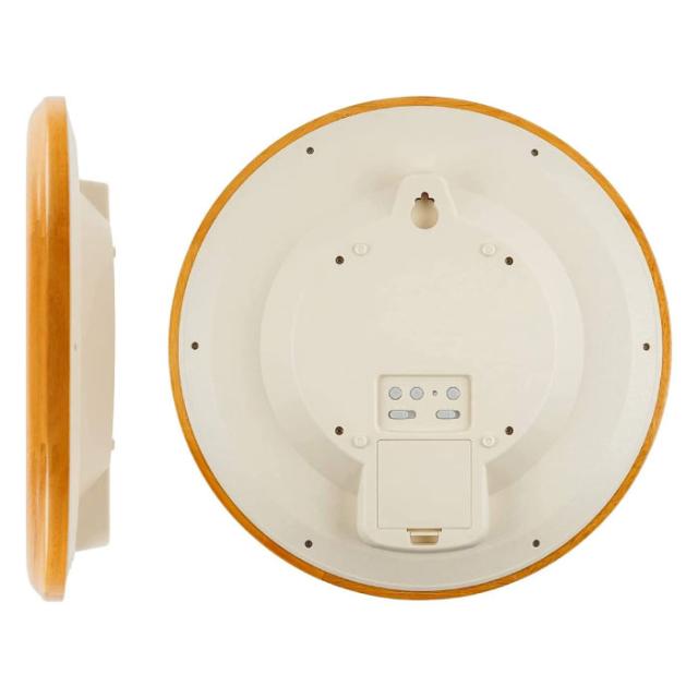カシオ 掛時計 白木 IQ-1150NJ-7JFメール便不可_1