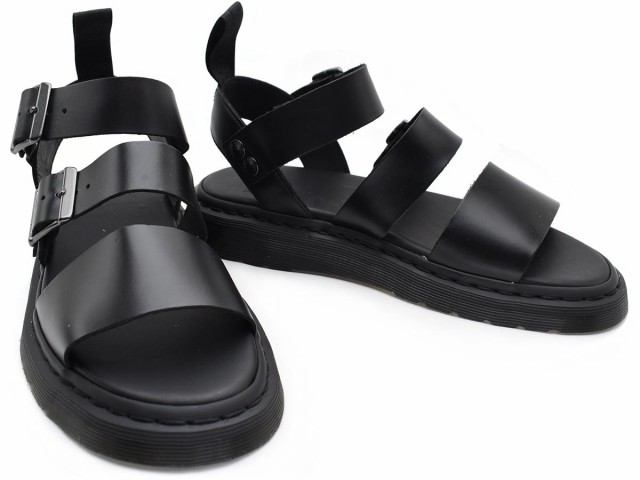 dr martens black brando sandals