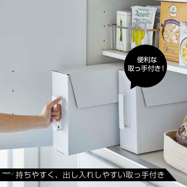 収納 カセットコンロ 収納ボックス 2個組 ボックス 取っ手付き