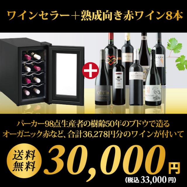 ワインセット 赤ワイン 送料無料 ワインセラー詰め合わせ赤ワイン8本セット