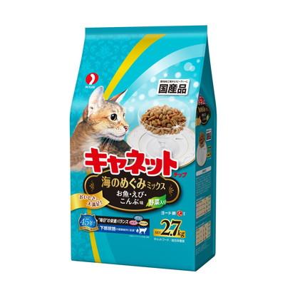 お得5個セット ペットライン キャネットチップ 海のめぐみミックス 2.7kg ペット ※取寄商品 賞味期限：3ヵ月以上の通販は