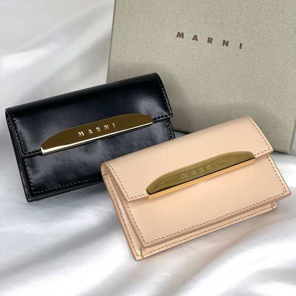 新しいエルメス MARNI マルニ 折り畳み財布 コンパクト財布 WALLET