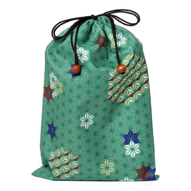 はんなり着物ご朱印帳巾着袋 麻の葉柄 8009 和柄日本製 袋 大判サイズがゆっくり入ります きんちゃく ポーチ ケース バッグ 御朱の通販はau Pay マーケット 金之助商店 Touka 御朱印帳