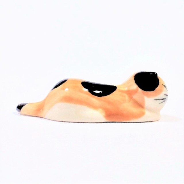 箸置き 猫 陶磁器製 箸置き 2個セット 三毛猫 白黒猫 おしゃれ