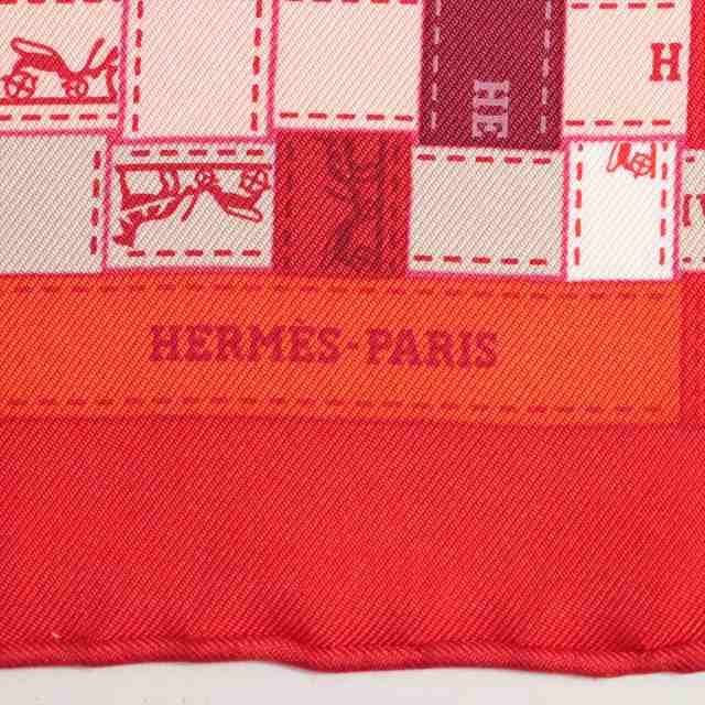 HERMES♡カレ90ボルデュックチェック-