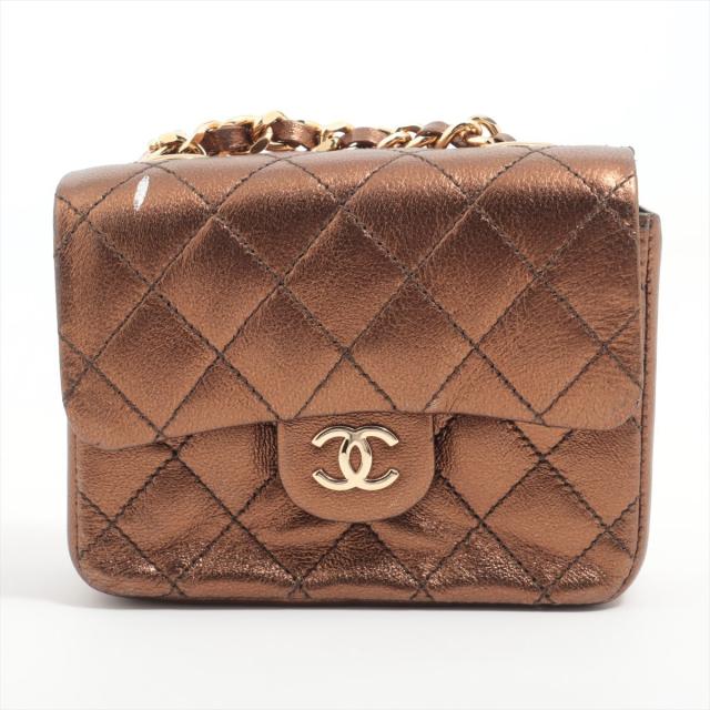 本物保証，限定セール シャネル マトラッセ ラムスキン ポーチ