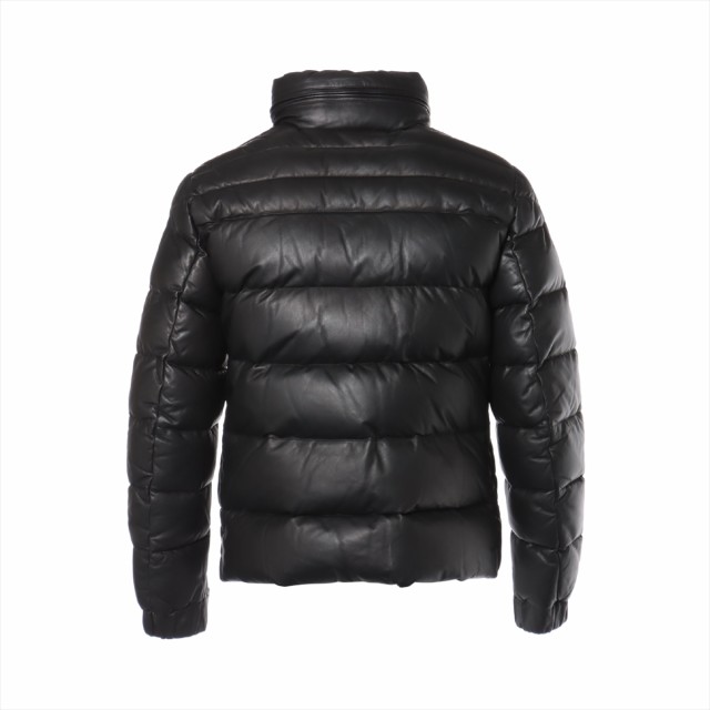 MONCLER GABERIC レザーダウンジャケット T2メンズ - ダウンジャケット