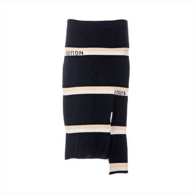 ヴィトン 19AW ウール ニットスカート XS レディース ネイビー RW192Wの通販は