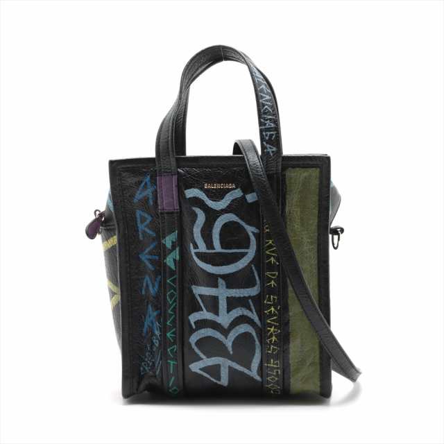 Bickyのバッグ部屋✨限定色・美品✨バレンシアガ　バザールショッパー　XXS　2wayハンド　レザー