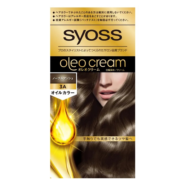 Syoss サイオス オレオクリーム ヘアカラー 3a ノーブルアッシュ 白髪染め の通販はau Pay マーケット Cosme Fan