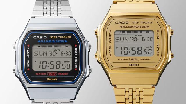 【即納】国内正規品 CASIO Collection STANDARD カシオ デジタル Bluetooth モバイルリンク 歩数計 ABL-100WEG-9AJF ゴールド 腕時計 メンズ レディース_7