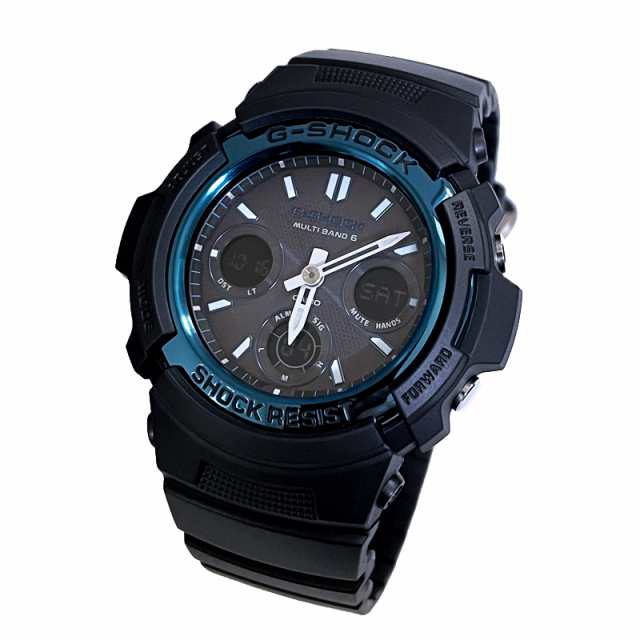 カシオ G-SHOCK AWG-M100A-1AJF ブラック×ブルー-www.electrowelt.com