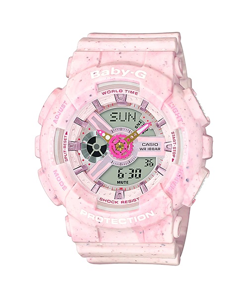 CASIO カシオ Baby-G ベビーG BA-110 シリーズ BA-110PI-4A アイスクリーム柄 ピンク 腕時計 レディース 送料無料_1