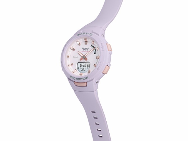 CASIO カシオ Baby-G ベビーG G-SQUAD ジー・スクワッド スマートフォンリンク 歩数計測 BSA-B100-4A2 ピンク 腕時計  レディース 送料無