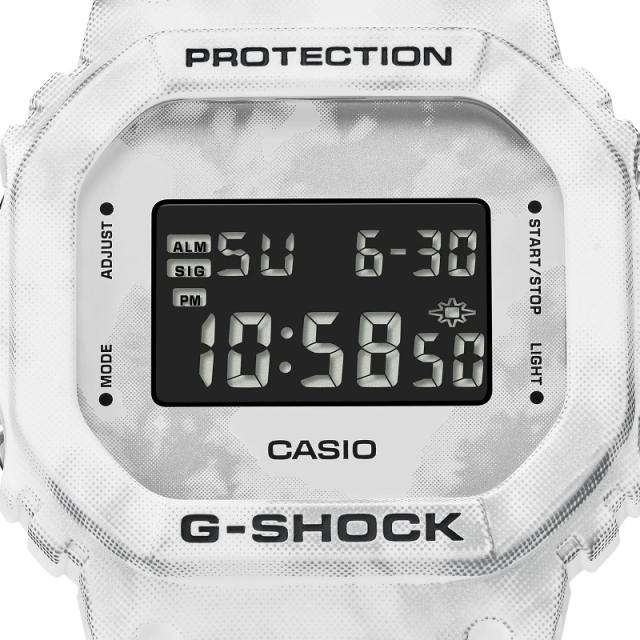 CASIO カシオ G-SHOCK Gショック GRUNGE SNOW CAMOUFLAGE 雪の結晶 DW-5600GC-7 腕時計 メンズ レディース 送料無料_5