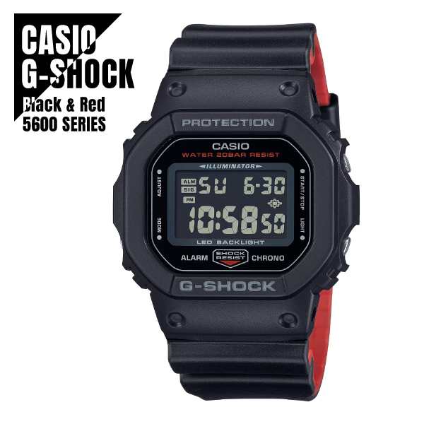 即納】国内正規品 CASIO カシオ G-SHOCK Gショック ブラックu0026レッドシリーズ LEDライト DW-5600UHR-1JF 腕時計  メンズの通販はau PAY マーケット - WATCH INDEX | au PAY マーケット－通販サイト