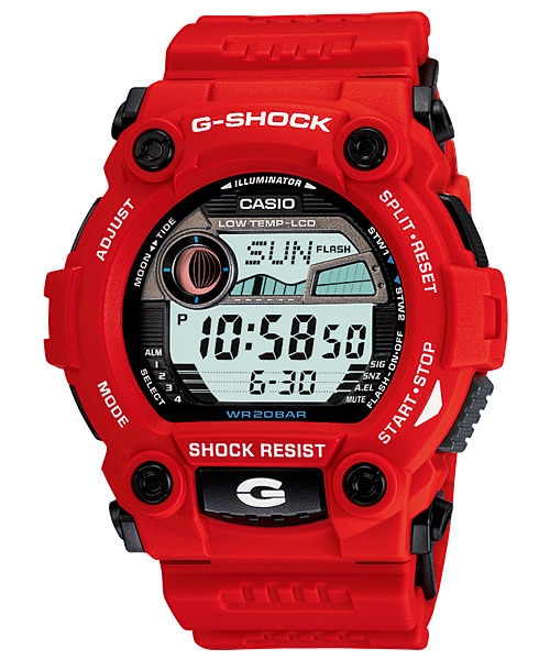 CASIO カシオ G-SHOCK Gショック BIG CASE タイドグラフ ムーンデータ G-7900A-4 レッド 腕時計 メンズ 送料無料_1