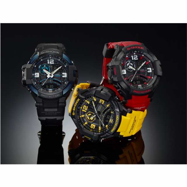 極美品！カシオ ジーショック GA-1000-2BJF 方位 温度計測