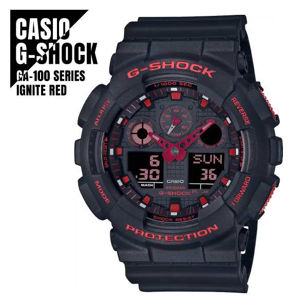 CASIO カシオ 腕時計 G-SHOCK Gショック Ignite Red イグナイトレッド