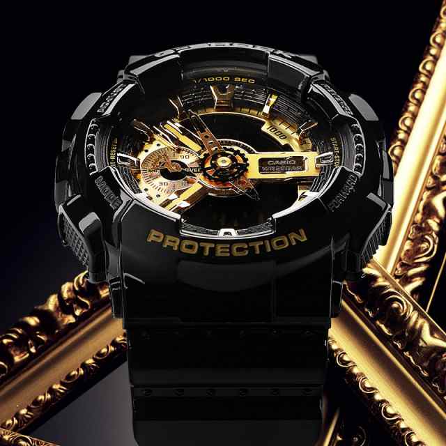 CASIO カシオ 腕時計 G-SHOCK Gショック Black×Gold Series ブラック