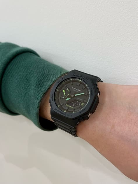 【即納】CASIO カシオ G-SHOCK Gショック カーボンコアガード構造 八角形フォルム GA-2100-1A3 ブラック 腕時計 メンズ レディース_4