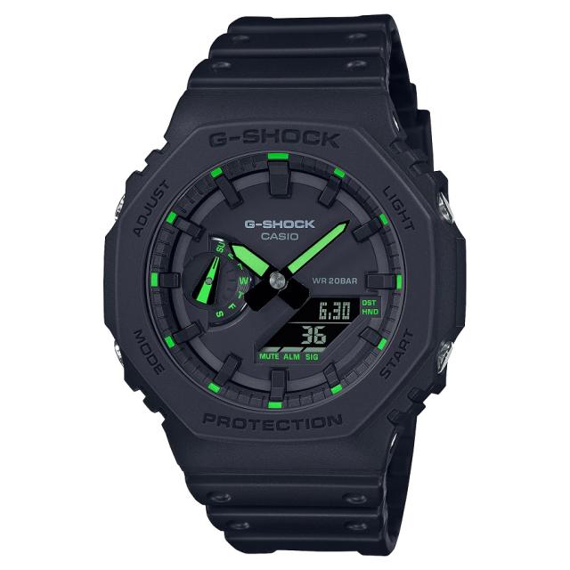 【即納】CASIO カシオ G-SHOCK Gショック カーボンコアガード構造 八角形フォルム GA-2100-1A3 ブラック 腕時計 メンズ レディース_1