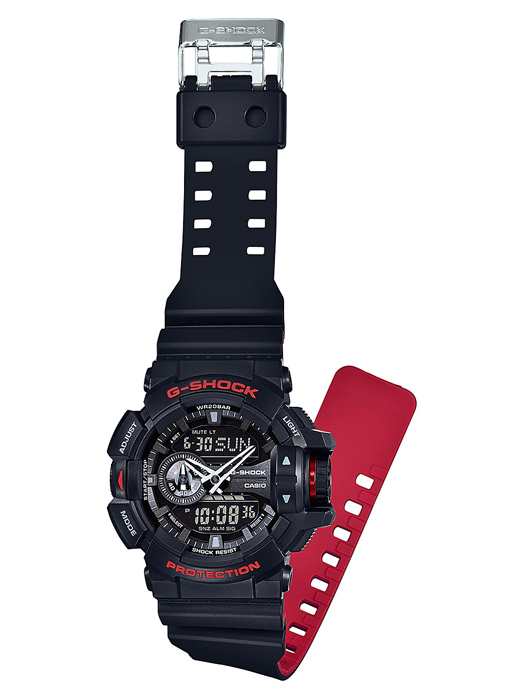 即納】CASIO カシオ G-SHOCK Gショック ブラック＆レッドシリーズ