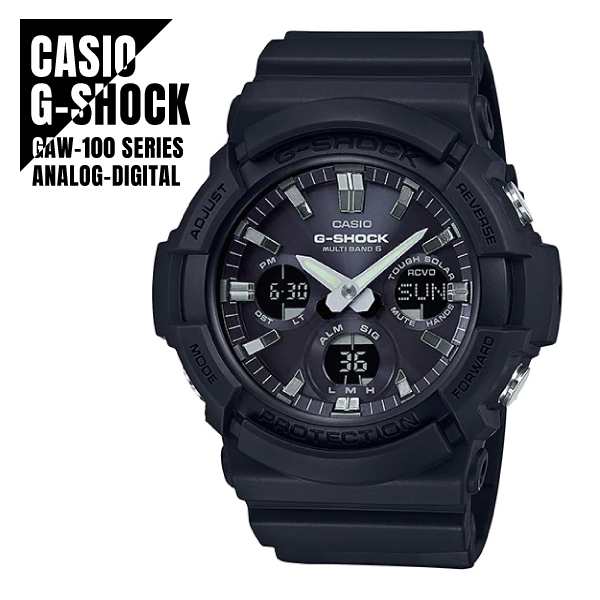 即納】CASIO カシオ G-SHOCK ジーショック 電波受信 タフソーラー GAW-100B-1A ブラック 腕時計 メンズ 送料無料の通販はau  PAY マーケット - WATCH INDEX