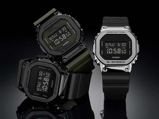 CASIO カシオ G-SHOCK Gショック メタル製ベゼル 硬質なステンレス素材