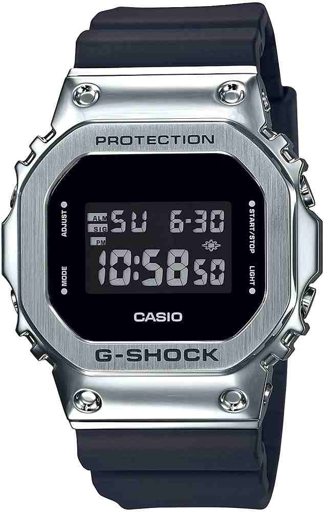 CASIO カシオ G-SHOCK Gショック メタル製ベゼル 硬質なステンレス素材