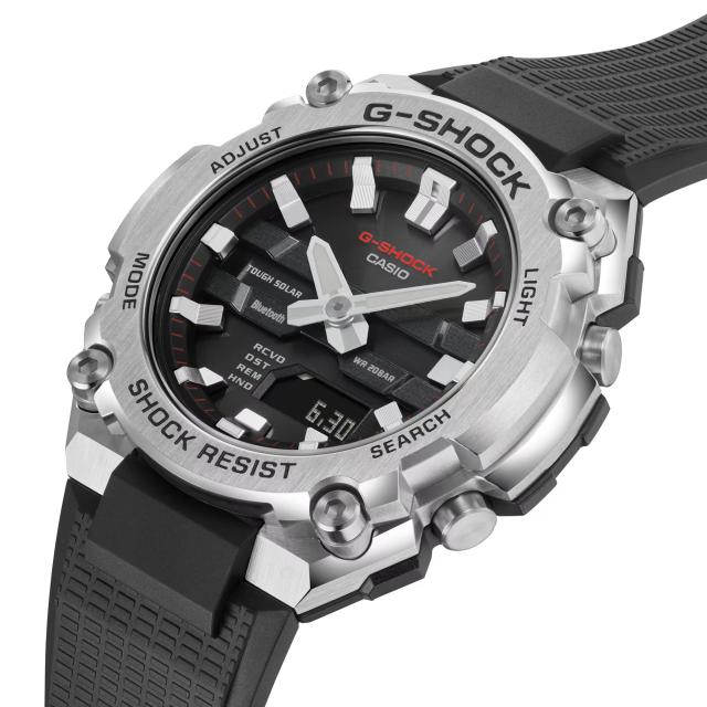 【即納】国内正規品 CASIO カシオ G-SHOCK Gショック G-STEEL Gスチール GST-B600-1AJF モバイルリンク機能 ブラック×シルバー 腕時計 メンズ_6