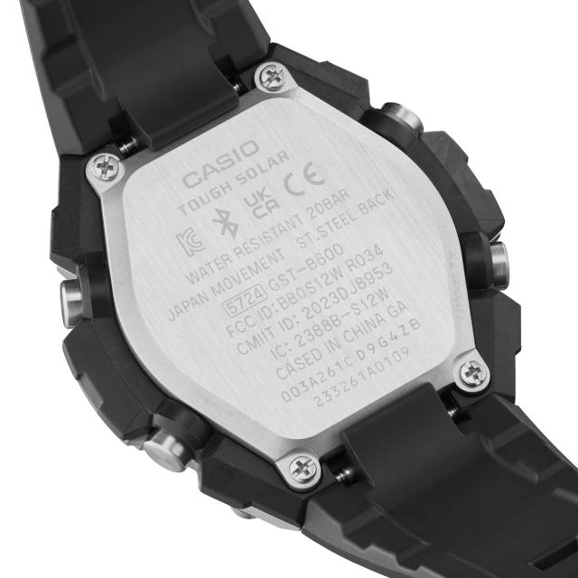 【即納】国内正規品 CASIO カシオ G-SHOCK Gショック G-STEEL Gスチール GST-B600-1AJF モバイルリンク機能 ブラック×シルバー 腕時計 メンズ_7