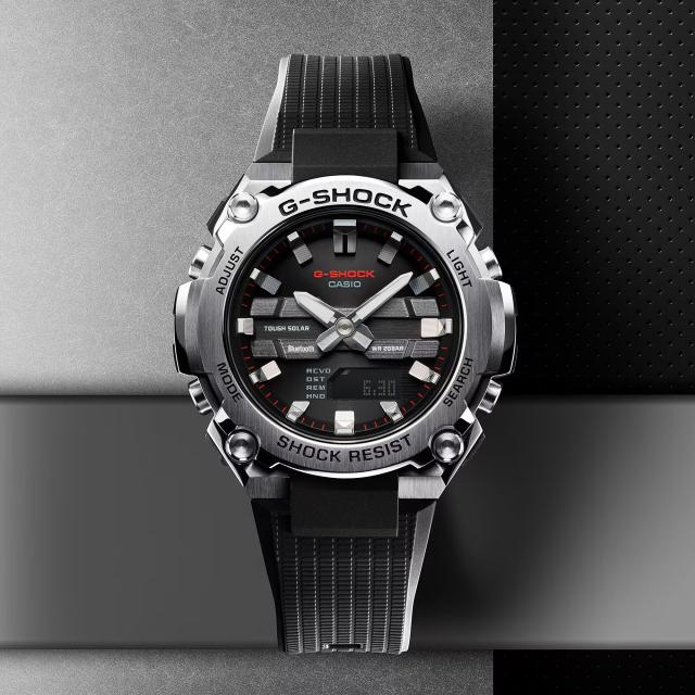 【即納】国内正規品 CASIO カシオ G-SHOCK Gショック G-STEEL Gスチール GST-B600-1AJF モバイルリンク機能 ブラック×シルバー 腕時計 メンズ_10